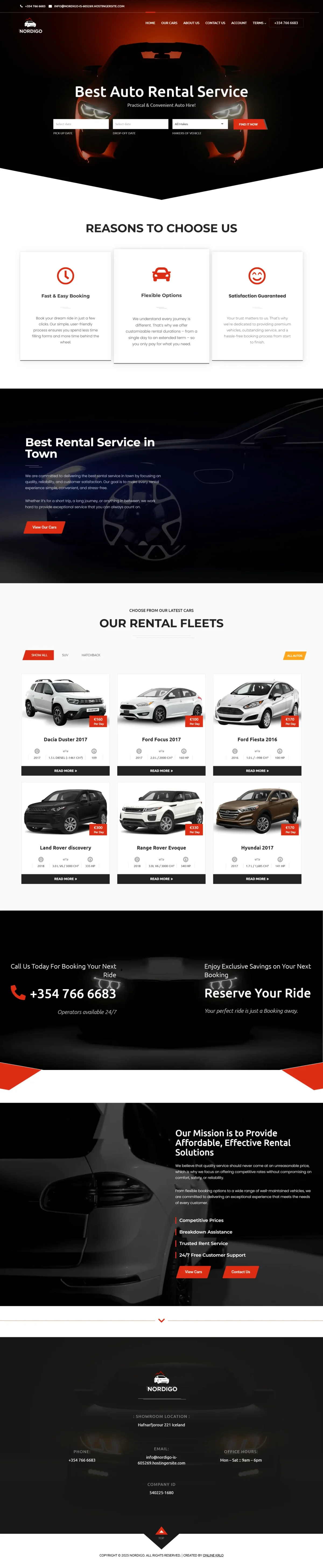 Car Rental — Booking Website