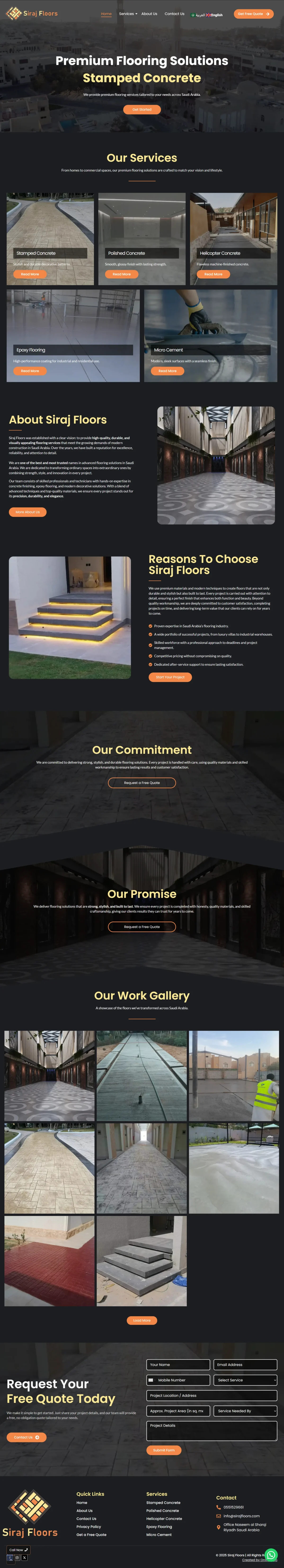 Flooring Business — Service Website