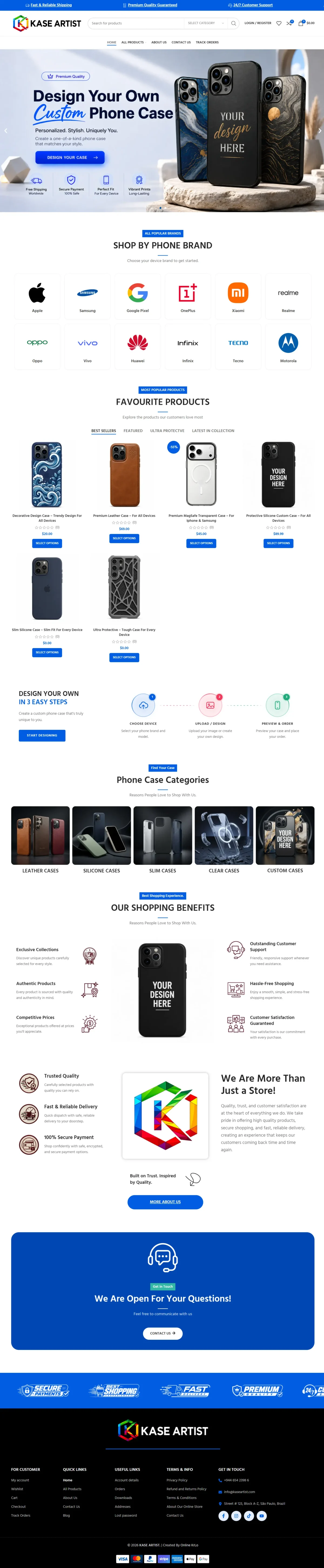Mobile Cases — E-Commerce Website