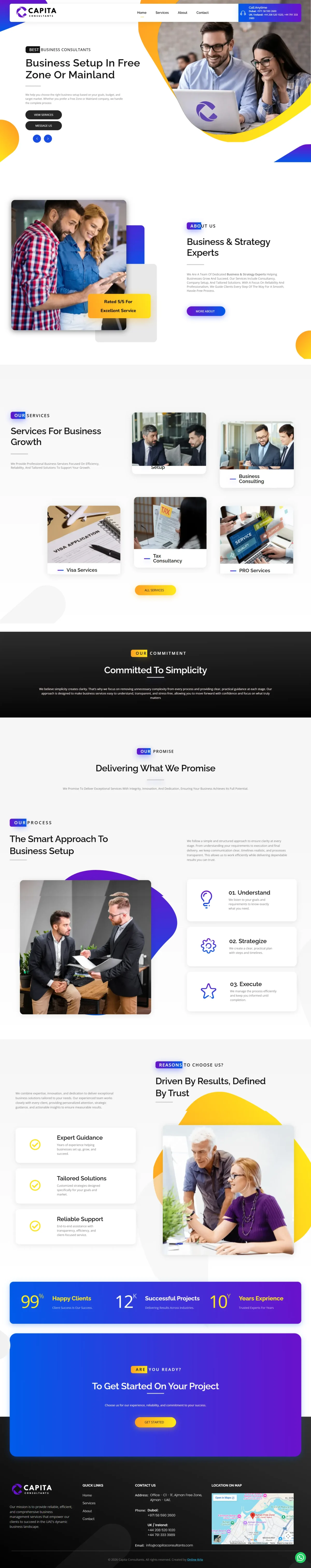Business Consultants — Corporate Website